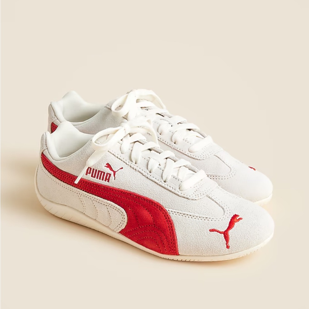 NWT Puma® Speedcat faded sneakers White and Red